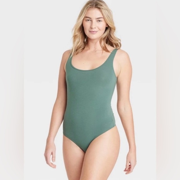 Auden Tops - Auden Aqua Blue Bodysuit